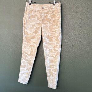 Style & Co. Tan Camouflage Ankle Jeans